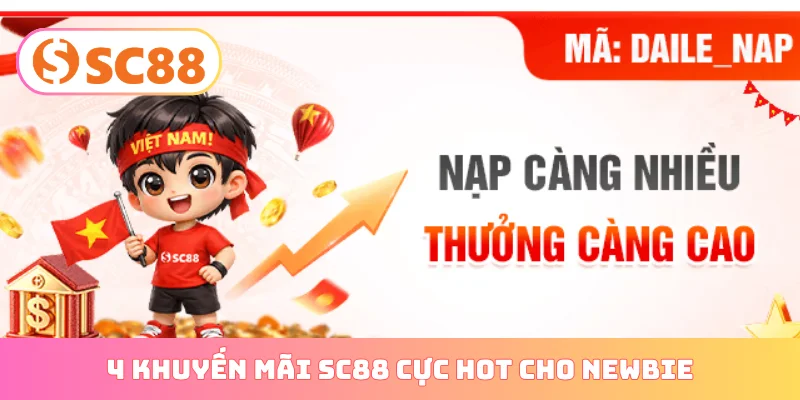 4 khuyến mãi SC88 cực hot cho newbie
